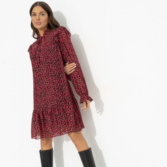 Платье женское с воланами «Тонкий комплимент, new»