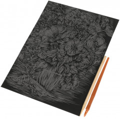 Набор для скретчинга «Цветы» - Фото 1