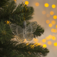 Подвеска световая «Бабочка», 8,5 см, 1 LED - Фото 1