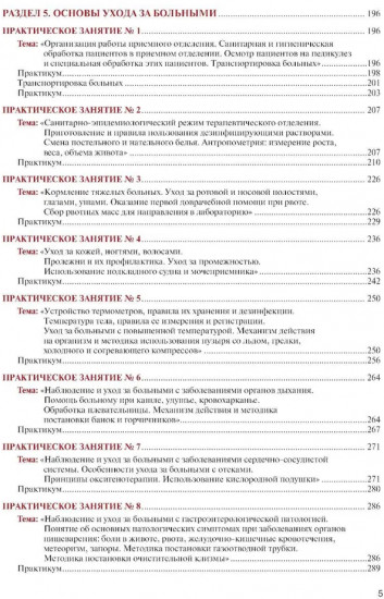 Основы первой помощи и ухода за больными