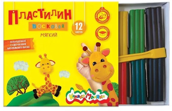 Пластилин восковой со стеком