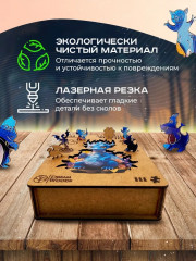 Пазл фигурный «Лазурный Дракоша» - Фото 8