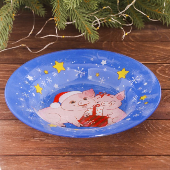 Тарелка глубокая «Поросята»