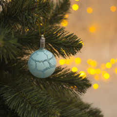 Игрушка световая «Елочный шар» (5 см, 1 LED, RGB) - Фото 1