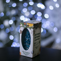 Игрушка световая «Елочка загадка» 13 см, синий, 1 LED, мультицвет - Фото 4