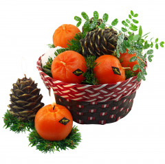 Свеча новогодняя «Шишка на елке» - Фото 2