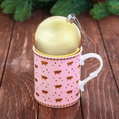 Набор «оХРЮнительного Нового года»: кружка, ёлочный шар - Фото 3