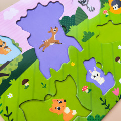 Пазл на подложке «Лес» - Фото 2