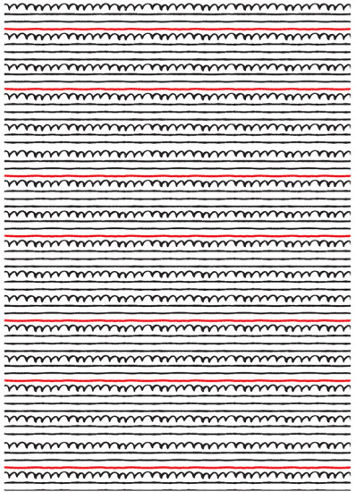 Бумага упаковочная «Spirals and lines»