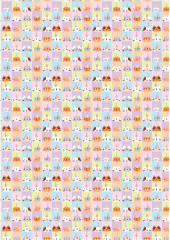 Бумага упаковочная «Bithday friends» - Фото 1