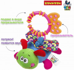 Игрушка-подвеска мягкая «Стрекоза» - Фото 3