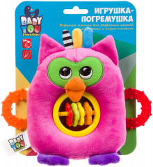 Игрушка-погремушка мягкая «Сова» - Фото 8