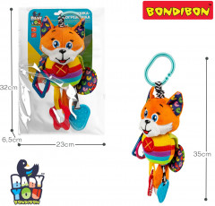 Игрушка-подвеска мягкая «Лисёнок» - Фото 9