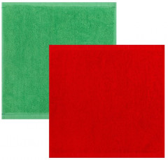 Набор полотенец в корзинке «Дед Мороз» - Фото 1