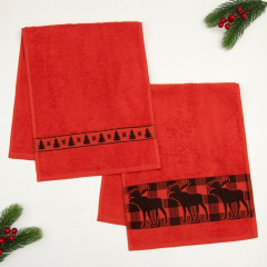 Набор махровых полотенец «Winter» - Фото 1