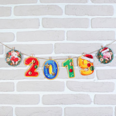 Гирлянда новогодняя «С Новым годом» - Фото 2