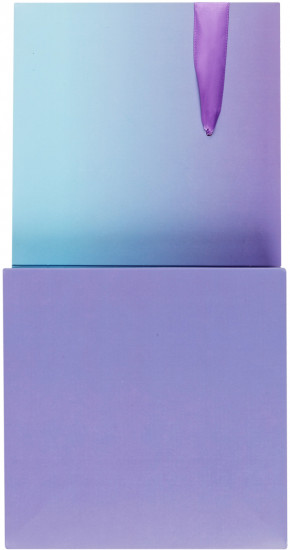 Коробка складная подарочная «Blue-Lilac gradient»