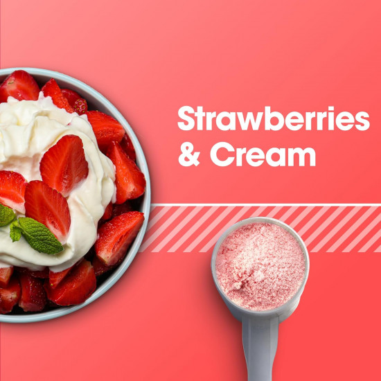 Протеин сывороточный 100% Whey «Клубника со сливками. Strawberries & Cream»