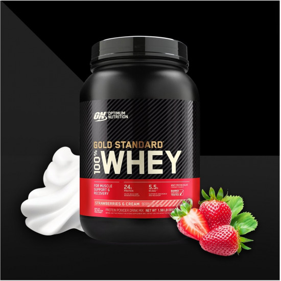 Протеин сывороточный 100% Whey «Клубника со сливками. Strawberries & Cream»