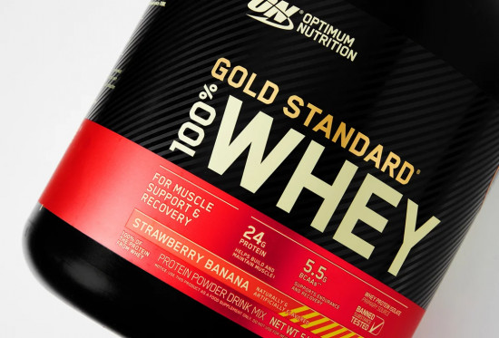 Протеин сывороточный 100% Whey «Клубника-банан. Strawberry Banana»