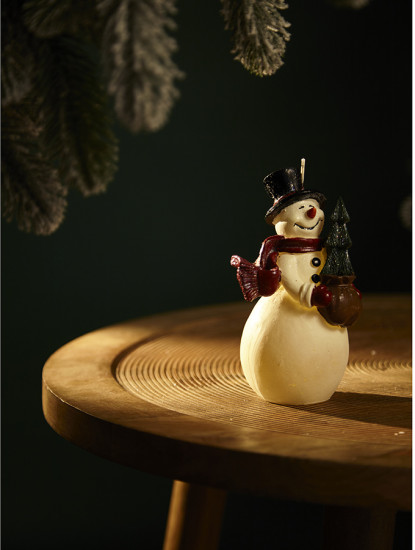 Свеча декоративная «Festive snowman»