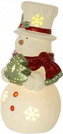 Декор новогодний с подсветкой «Classy Snowman»