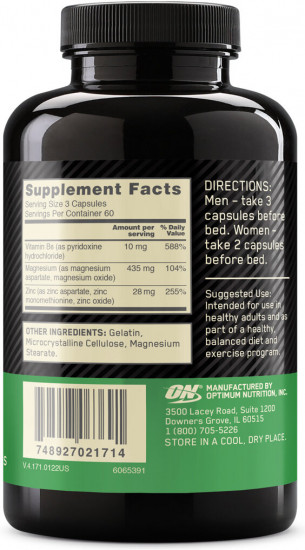 Капсулы «ZMA. Zinc Magnesium Aspartate»