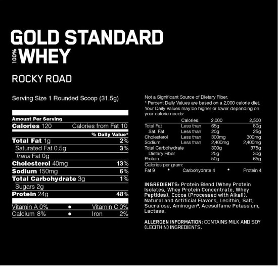 Протеин сывороточный 100% Whey «Роки роуд. Rocky Road»