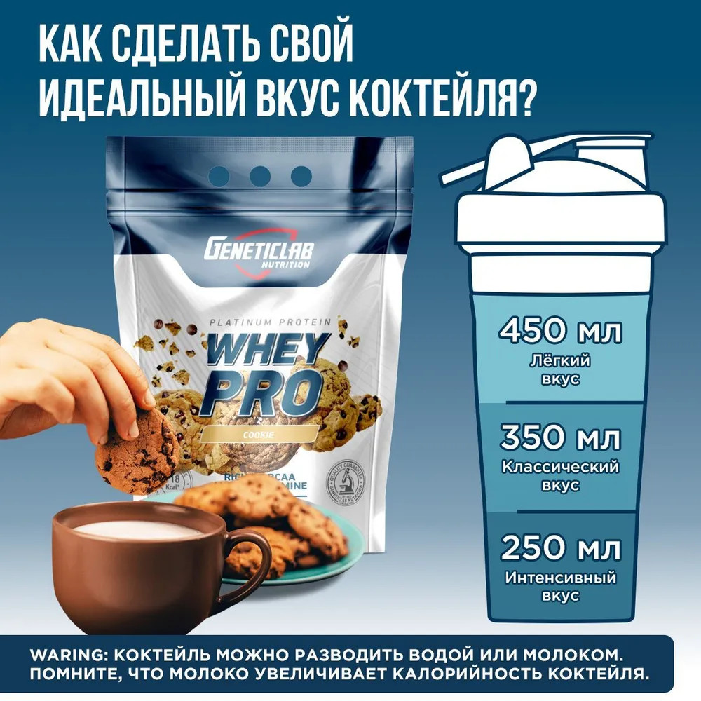 Протеин сывороточный Whey Pro «Печенье» | Geneticlab Nutrition | Фото 5