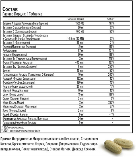 Витаминно-минеральный комплекс «Daily Max»