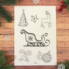 Украшение ёлочное под раскраску «Атрибуты праздника» - Фото 2