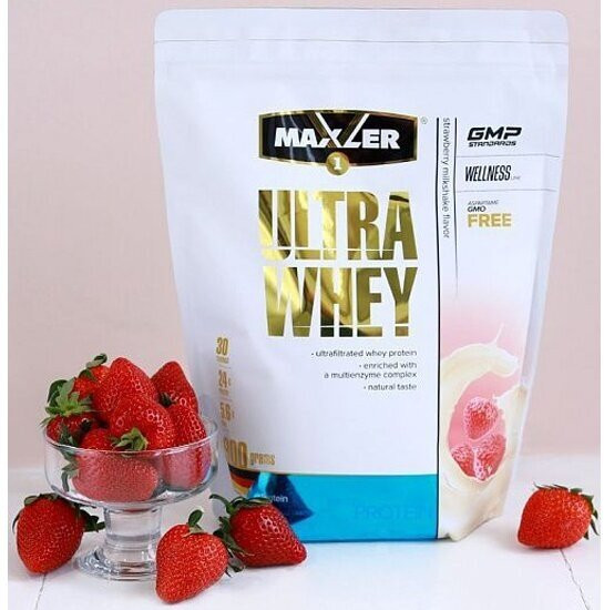 Протеин со вкусом клубники «Ultra Whey»
