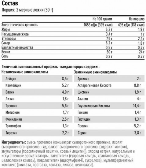 Протеин со вкусом клубники «Ultra Whey»