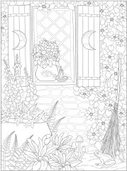 Creative Haven Witchcraft Coloring Book: Spellbinding Designs - Фото 7
