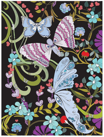 Creative Haven Love Is in the Air! Coloring Book