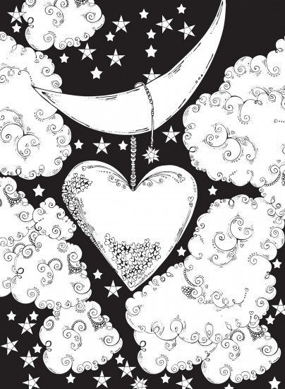Creative Haven Love Is in the Air! Coloring Book