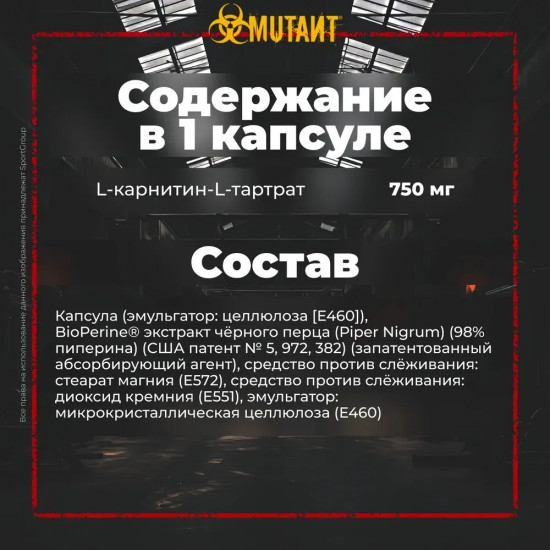 Добавка пищевая «Carnitine»