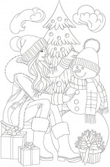 Раскраска «Christmas» - Фото 1