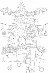 Раскраска «Christmas» - Фото 6