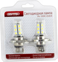 Автолампа светодиодная H4 12V - Фото 1
