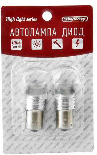 Автолампа светодиодная S25 (P21W) 12V