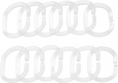 Набор колец для штор в ванную комнату - Фото 1