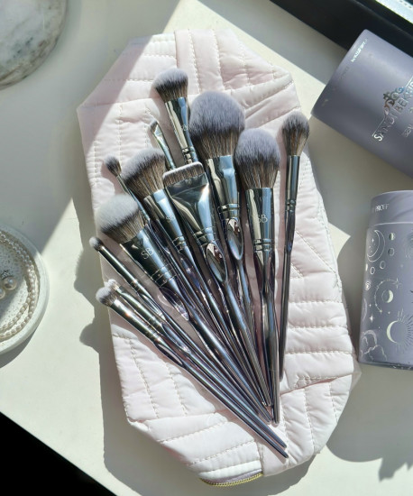 Набор кистей для макияжа «Siver Brush Set»