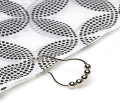 Набор колец для штор в ванную комнату «Болл» - Фото 2