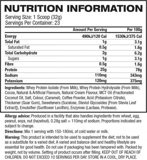 Изолят сывороточного протеина со вкусом тройного шоколада «Iso Surge. Triple Chocolate»