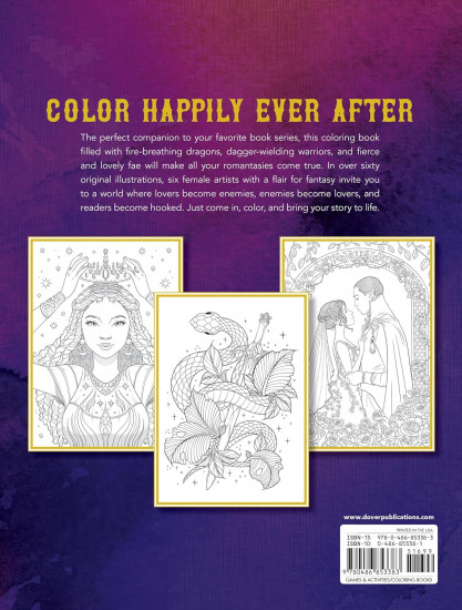 Romantasy: A Coloring Book