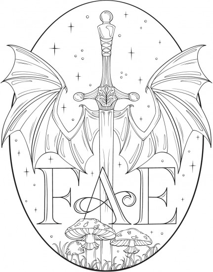 Romantasy: A Coloring Book
