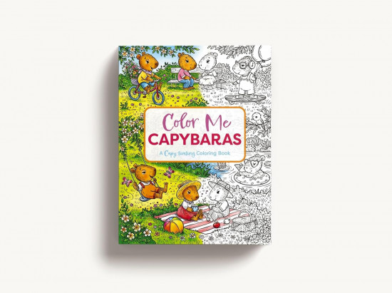 Color Me Capybaras: A Capy-tivating Coloring Book