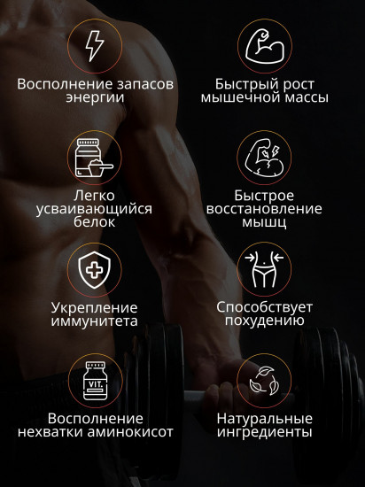 Протеин со вкусом ванильного мороженого «Whey Protein. Vanilla Ice Cream»