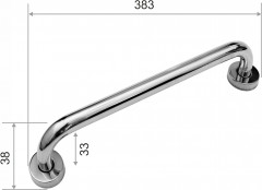 Ручка-поручень для ванной - Фото 1